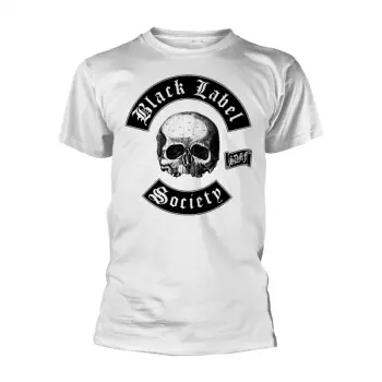 T-Shirt Skull Logo Black Label Society (white)
