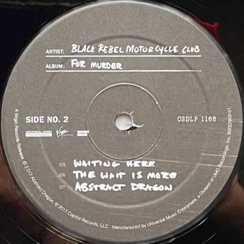 LP Black Rebel Motorcycle Club: For Murder: Sessions
