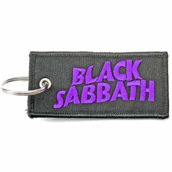 Merch Black Sabbath: Schlüsselanhänger Wavy Logo Black Sabbath 