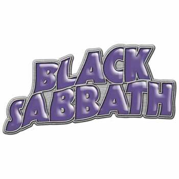 Merch Black Sabbath: Button Purple Logo Black Sabbath