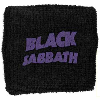 Merch Black Sabbath: Schweißband Purple Wavy Logo Black Sabbath 