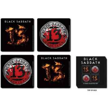 Merch Black Sabbath: Bierdeckel-Set 13