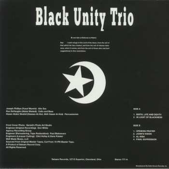 LP Black Unity Trio: Al-Fatihah