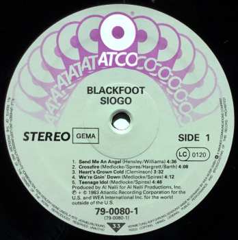 LP Blackfoot: Siogo