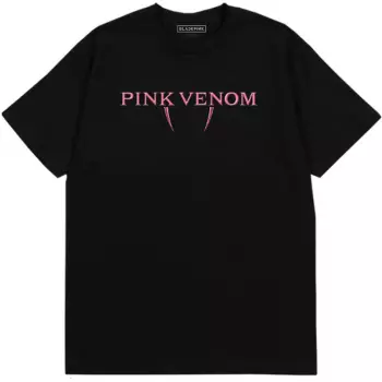 T-Shirt Pink Venom Logo Blackpink