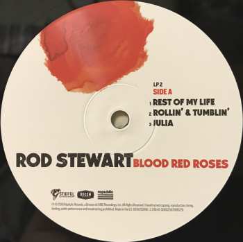 2LP Rod Stewart: Blood Red Roses