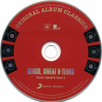5CD/Box Set Blood, Sweat And Tears: Original Album Classics