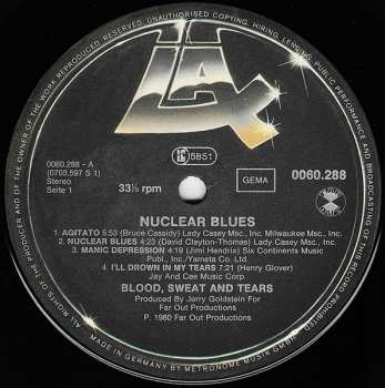 LP Blood, Sweat And Tears: Nuclear Blues