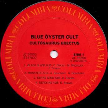 LP Blue Öyster Cult: Cultösaurus Erectus