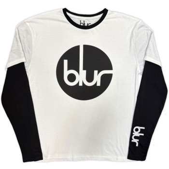 Merch Blur: Layered Long Sleeve T-Shirt Circle Logo Blur