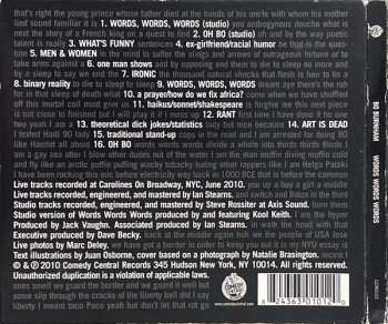 CD Bo Burnham: Words Words Words