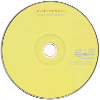 CD S:t Jacobs Kammarkör: Differences - Music By Bo Hansson