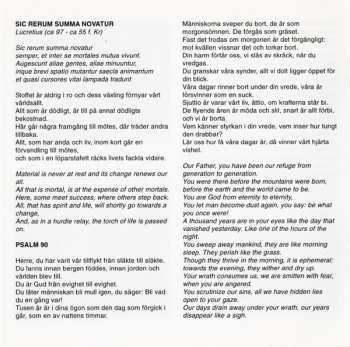 CD S:t Jacobs Kammarkör: Differences - Music By Bo Hansson