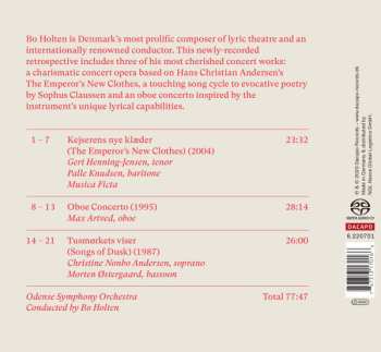 SACD Bo Holten: The Emperor's New Clothes; Oboe Concerto; Songs Of Dusk