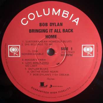 LP Bob Dylan: Bringing It All Back Home