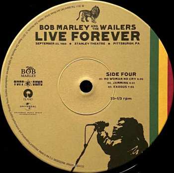 3LP/2CD/Box Set Bob Marley & The Wailers: Live Forever: The Stanley Theatre, Pittsburgh, PA, September 23, 1980 LTD