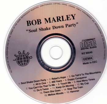 CD Bob Marley: "Soul Shake Down Party"