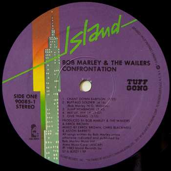 LP Bob Marley & The Wailers: Confrontation