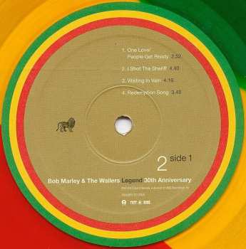 2LP Bob Marley & The Wailers: Legend (The Best Of Bob Marley And The Wailers) CLR | LTD