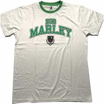 Merch Bob Marley & The Wailers: Ringer T-Shirt Collegiate Crest