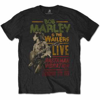 Merch Bob Marley & The Wailers: T-Shirt Rastaman Vibration Tour 1976 