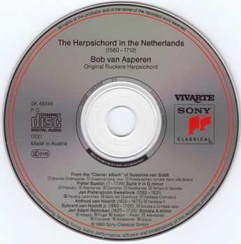 CD Bob van Asperen: The Harpsichord In The Netherlands (1580-1712)