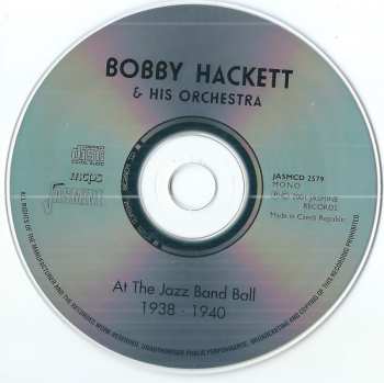 CD Bobby Hackett And His Orchestra: At The Jazz Band Ball 1938-1940