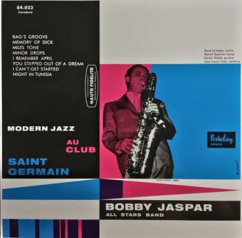 LP Bobby Jaspar All Stars: Modern Jazz Au Club Saint Germain LTD