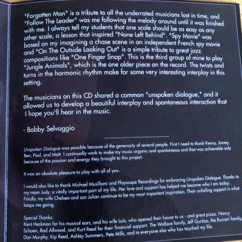 CD Bobby Selvaggio: Unspoken Dialogue