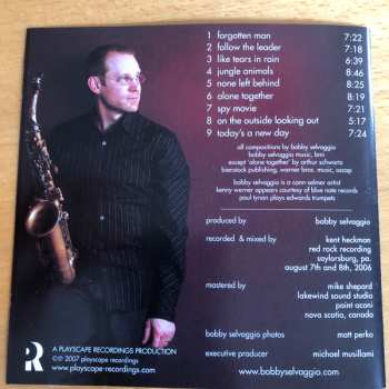 CD Bobby Selvaggio: Unspoken Dialogue