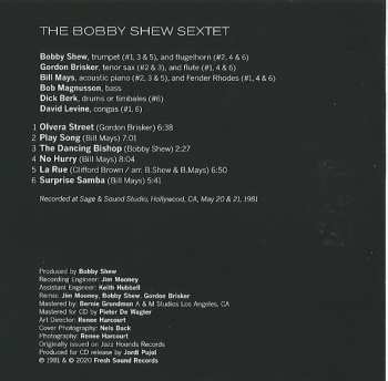 CD Bobby Shew Sextet: Play Song