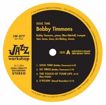 LP Bobby Timmons: Soul Time LTD