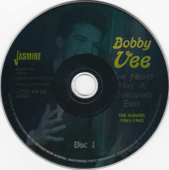2CD Bobby Vee: The Night Has A Thousand Eyes (The Albums 1961-1962)