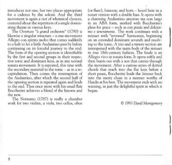 CD Luigi Boccherini: Concertos For Violoncello And Orchestra / Overture / Octet / Sinfonia