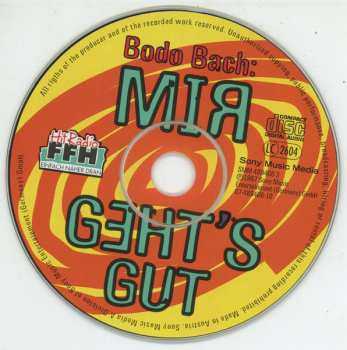 CD Bodo Bach: Mir Geht's Gut