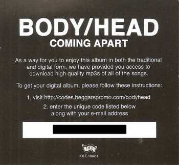 2LP Body/Head: Coming Apart