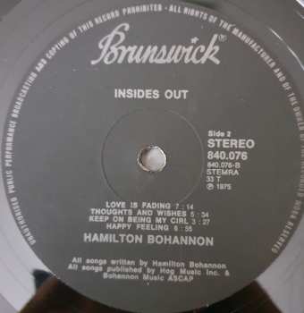 LP Hamilton Bohannon: Insides Out