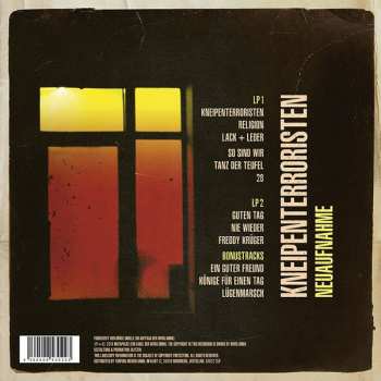 2LP Böhse Onkelz: Kneipenterroristen (Neuaufnahme)