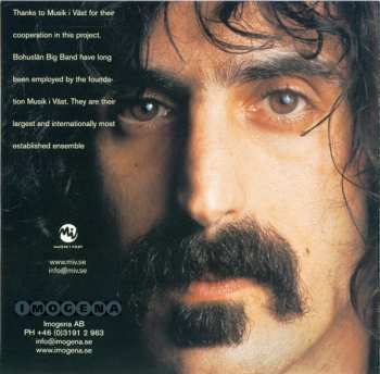 CD Bohuslan Big Band: Bohuslän Big Band Plays Zappa