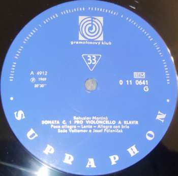 2LP/Box Set Bohuslav Martinů: Violoncellové Komorní Skladby (2xLP + BOX + BOOKLET)