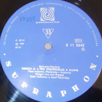 2LP/Box Set Bohuslav Martinů: Violoncellové Komorní Skladby (2xLP + BOX + BOOKLET)