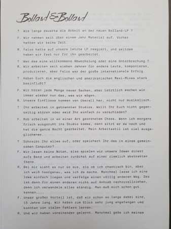 LP Bolland & Bolland: Brotherology