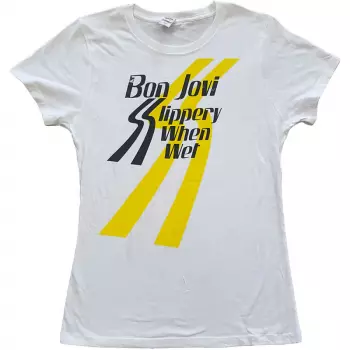 Frauen T-Shirt Slippery When Wet 