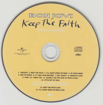 CD Bon Jovi: Keep The Faith
