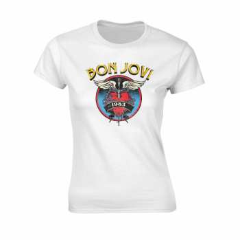 Merch Bon Jovi: T-Shirt Frauen Heart '83