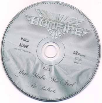 2CD Bonfire: You Make Me Feel. The Ballads