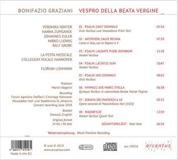 CD Veronika Winter: Vespro Della Beata Vergine