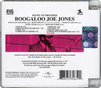 CD Ivan 'Boogaloo' Joe Jones: Right On Brother