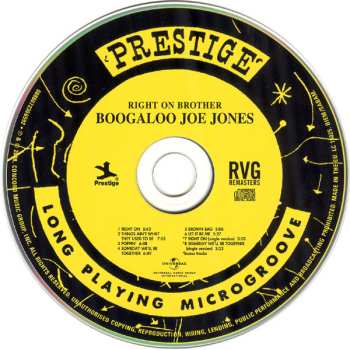 CD Ivan 'Boogaloo' Joe Jones: Right On Brother