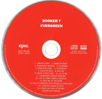 CD Booker T. Jones: Evergreen